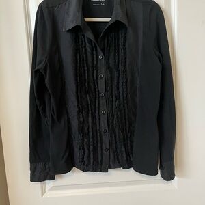 Coldwater Creek Black Blouse